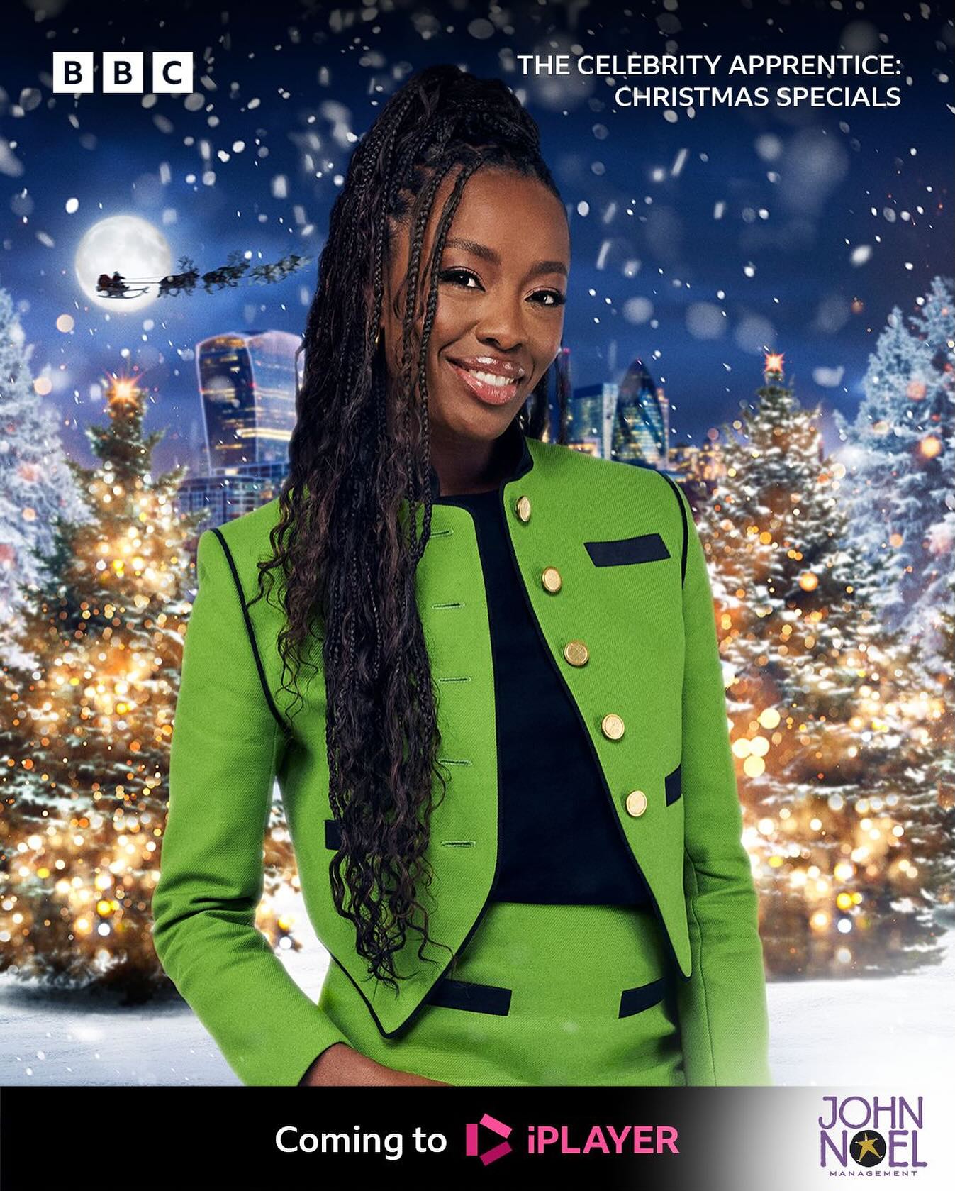 The festive season is almost upon us, and guess what? The Celebrity Apprentice Christmas Special is coming soon to BBC One and iPlayer!🎄

Raising money for BBC Children in Need, @ajodudu and her team go head to head with the opposition in a battle of the biscuits.🍪🎅

#TheCelebrityApprentice